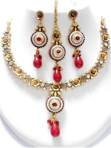 Polki Necklace Set